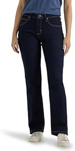 Джинсы Riders by Lee Indigo классического кроя с прямыми штанинами, темного оттенка, размер 14 Длинный 10020648