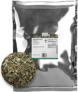 Frontier Co-op Свежие сушеные листья мяты, мелко нарезанные, 454 г, для кулинарии, чая и ухода за телом, кошерные 11301040