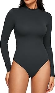 Боди-лонгслив с водолазкой Crz Yoga из ультрамягкой ткани Butterluxe, эластичный и дышащий 11278799