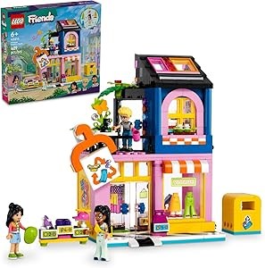 Винтажный магазин моды LEGO Friends, 409 деталей, игрушка для социально-эмоционального развития для мальчиков и девочек от 6 лет 11300152