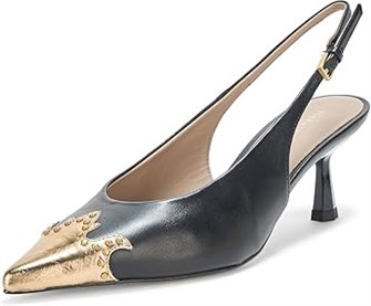 Женские туфли-слингбеки AllSaints Denver из натуральной кожи с синтетической резиновой подошвой 11304096