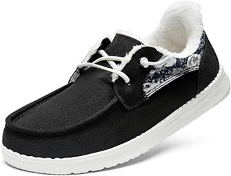 Зимние женские лоферы STQ с теплой подкладкой, облегчающие боль при плантарном фасциите и обеспечивающие ортопедическую поддержку 11314224