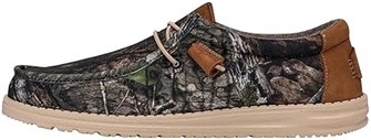 Легкие мужские лоферы Hey Dude Wally из материала Mossy Oak CDNA с упрощенной системой шнуровки 11310299