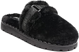 Мужские сандалии Karl Lagerfeld с пушистым верхом и регулируемым ремешком с логотипом 11275700