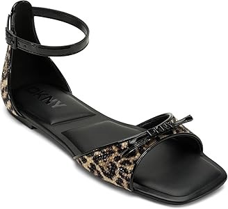 Женские сандалии DKNY Dazey с плоским каблуком, регулируемым ремешком на щиколотке и амортизационной стелькой 11269065