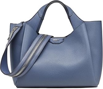 DKNY Сумка через плечо Willa из 100% полиуретана на молнии для повседневного использования, 10,62 дюйма 11311301