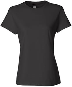 Женская футболка Hanes Nano-T из 100% хлопка с классическим женственным кроем и двойной строчкой 11311242