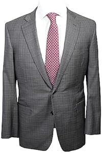 Серый клетчатый костюм Brooks Brothers Fratelli Tallia Di Delfino, 100% шерсть, английский стиль, размер 40 Regular 11293572