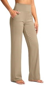 Штаны G Gradual из мягкого полиэстера с широкими штанинами и эластичным поясом, идеальны для йоги и повседневной носки 10023130