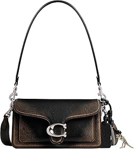 Coach Маленькая сумка через плечо Tabby 20 из овечьей и телячьей кожи с отделкой, магнитными карманами и цепочным ремешком 11253775