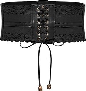 Scarlet Darkness Широкий эластичный корсетный пояс для женщин с тремя кнопками для регулировки 11279515