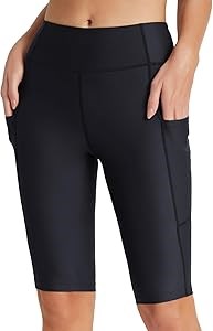 Женские купальные шорты Baleaf 30 см, UPF 50+, высокая талия, 2 кармана 11243850