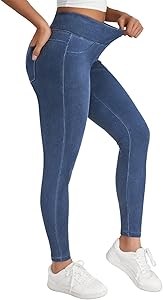 Женские стрейч-джеггинсы Lillusory с завышенной талией, утягивающие живот, с карманами, модные брюки 2025 11303135