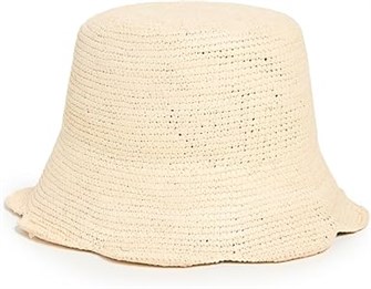 Freya Женская складная пляжная шляпа-ведро с каймой, 100% солома, ширина полей 8 см, высота 9 см 11297284