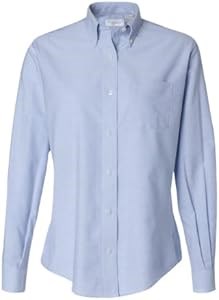 Лонгслив Van Heusen из 100% хлопка с нагрудным карманом и застежкой на пуговицах, антистатичный и без складок 11254843