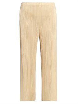 Двухцветные брюки Merry от Pleats Please Issey Miyake с эластичным поясом и вшивными карманами 11022250