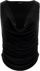 Модный жилет GUESS с запахом из экологически чистых материалов, 64% вискоза, 36% полиэстер, молодежный стиль 11273300