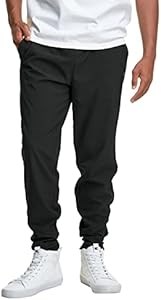 Мужские спортивные брюки Champion MVP, облегающего кроя, легкие и отводящие влагу, черные, размер S 11304965