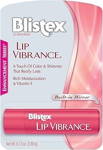Blistex Бальзам для губ Lip Vibrance: увлажнение, мягкость, легкий оттенок, 3,7 г 11284373