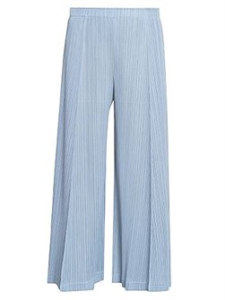 Широкие брюки Thicker Bottoms 1 от Pleats Please Issey Miyake с эластичным поясом и карманами из 100% полиэстера 11022282