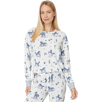 Лонгслив P.J. Salvage Desert Daze с забавным принтом и рибаным воротником, стандартная посадка 11285622