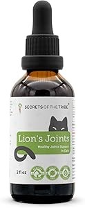 Secrets of the Tribe Пищевая добавка для кошек Lion',s Joints для поддержки здоровья суставов | 100% натуральные травы | 59 мл 11278133