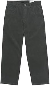 Мужские вельветовые брюки Volcom Frickin Loose Tapered из 100% хлопка, зауженные кроем, с высокой талией 11309422