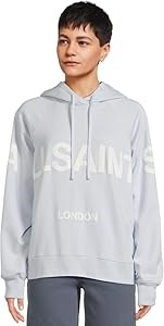 Женская футболка с круглым вырезом AllSaints Underground Etta из 100% хлопка, подходит только для химчистки 11291381