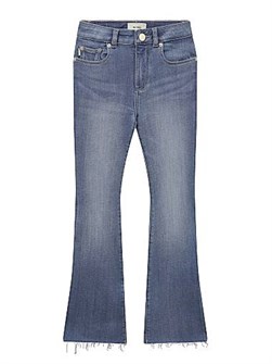 Dl1961 Джинсы-клеш Claire с высокой талией и пятью карманами для девочек, 62% Тенсел™, 23% хлопок 11015946