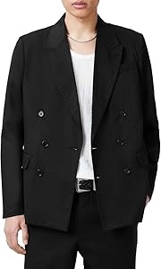 AllSaints Мужской пиджак Newton из 100% хлопка, который необходимо чистить только в химчистке 11259888