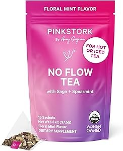 Pink Stork Органический чай для плавного отлучения от груди, с шалфеем, петрушкой и мятой, 15 пакетиков, без кофеина, поддержка лактации 11271216