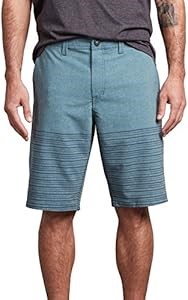 Шорты Volcom мужские тёмно-синие Frickin SNT Mix 21 дюйм, современный гибрид с 4-сторонней эластичностью 11242826