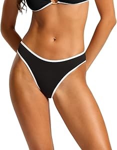 Женские бикини Seafolly с высокой талией и стандартным покрытием из 75% переработанного нейлона 11256184