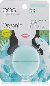 eos Бальзам для губ с маслом ши и жожоба Sweet Mint, 7.1 г, 100% натуральный и гипоаллергенный 11280867