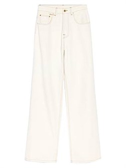 Широкие синие джинсы Le De-Nimes от Jacquemus, 100% хлопок, стиль пятип карманов 11026217