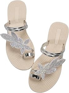 Женские сандалии с блестками и стразами, металлизированные, от Gorglitter 11265650