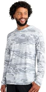 Мужской лонгслив HUK Leeward KC Scott с уникальным художественным принтом и защитой от солнца 30+ UPF, размер 3XL 11265105