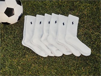 Polo Ralph Lauren Комплект мягких спортивных носков для мальчиков с амортизацией и поддержкой стопы — 6 пар 11253070