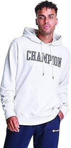 Мужское худи Champion Powerblend из флиса, стандартный крой, 50% хлопок, 50% полиэстер 11268858