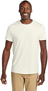 Молодёжная хлопковая футболка с длинным рукавом Jerzees Classics 363M в цвете «Сладкий Крем», 100% хлопок 11250651