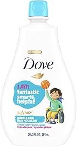 Dove Детская пена для ванны с ароматом сахарной ваты, гипоаллергенная формула, 560 мл, 4 штуки 11249584