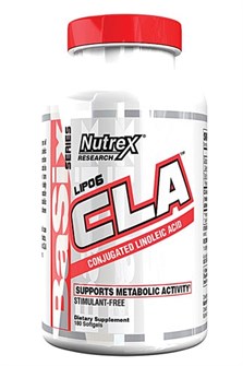 Nutrex Research Lipo-6 CLA — 180 капсул, поддержка метаболизма и увеличение мышечной массы 10053085