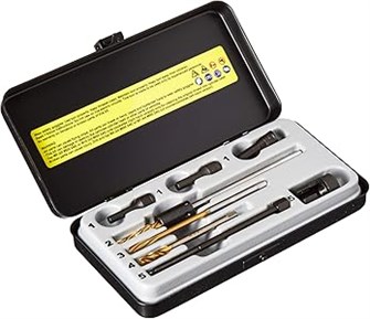 Набор для сверления накала свечей Mueller-Kueps MLK600248 (M8x1) - 3 фрезы, 5 ступеней для извлечения 11253526