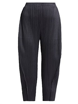 Эластичные брюки Lantern с плиссировкой и карманами от Pleats Please Issey Miyake 11022237