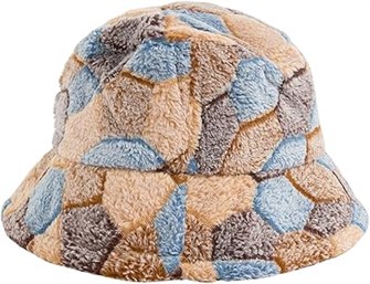 Verdusa Женская зимняя шапка-бакет из мягкого меха на флисовой подкладке, универсальный размер, 100% полиэстер 11306038