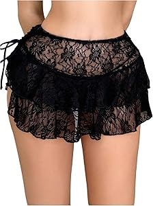 Мини-юбка из прозрачного кружева с рюшами и многоуровневым дизайном Verdusa, на эластичном поясе, пляжная одежда 11297649