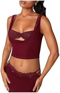 Молодёжный укороченный топ от Milumia с драпировкой и вырезом, без рукавов, для вечеринок и клубов 11305044