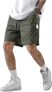 Летние мужские шорты SweatyRocks свободного кроя с эластичной талией и карманами 11285320