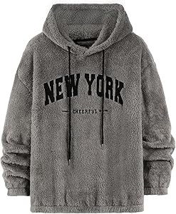 Мужское худи из мягкого флиса Verdusa с вышитыми буквами, длинными рукавами и капюшоном 11308179