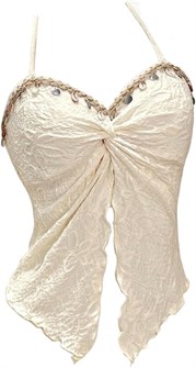 Молодёжная безрукавка Floerns с завязками на спине и разрезом, идеальная для отпуска 11270992